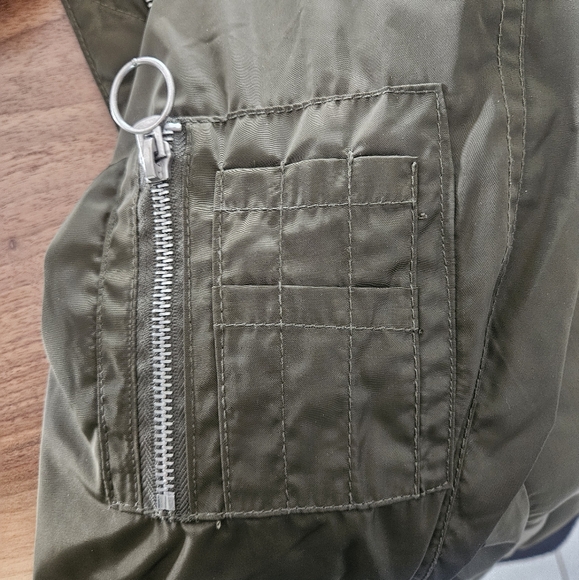 Garage Green Bomber Jacket - Picture 5 of 7